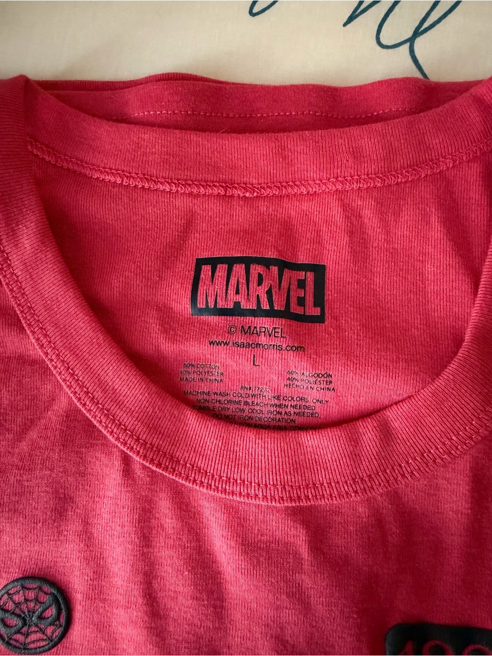 Marvel Red Spider-Man New York City Graphic Tank Top - Picture 6 of 6